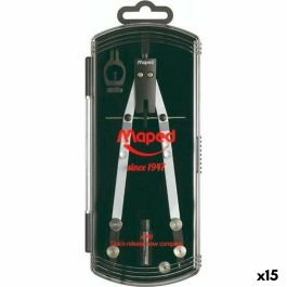 Compás Maped 3 Piezas (15 Unidades) Precio: 93.68999992. SKU: S8424898