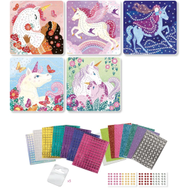 Sycomore Mosaicos AAAPN64951 Stick'N Fun Unicornios Edades 5+