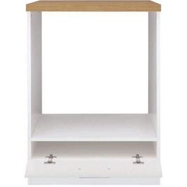 Junona Low Muebles Four 60 cm Plan de trabajo Blanco brillante