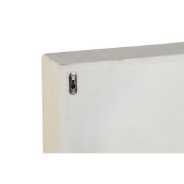 DKD Home Decor Decoración Pared Scandi de MDF Blanco Abstracto 120 x 80 cm