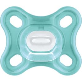MAM Chupete Comfort Fisiológico Silicona 0-2 meses Azul - Set de 2 con Caja de Esterilización