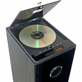 Inovalley HP33-CD Torre de Sonido Bluetooth con Reproductor de CD, USB, Negro, Altavoces 100W