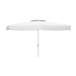 Sombrilla Marbueno Blanco Poliéster Aluminio Ø 300 cm Sombrilla Marbueno Blanco Poliéster Aluminio Ø 300 cm