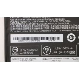 Lenovo 3-cell lithium-ion battery, 11.25V voltage, 42Wh capacity, designed for select Lenovo Chromebook models. Lenovo 3-cell lithium-ion battery, 11.25V voltage, 42Wh capacity, designed for select Lenovo Chromebook models.
