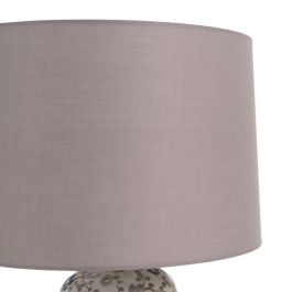Lámpara Mesa Blanco-Gris Porcelana 23 X 23 X 44 cm