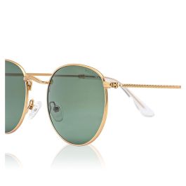 Paltons Sunglasses TALASO 0821 145 mm Gafas de Sol Mujer Lente Verde Polarizado Montura Dorada Acero Inoxidable
