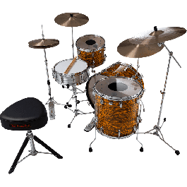 PEARL Set De Cascos President Deluxe 2214Bx,1309T,1616F - Sunset Ripple Pearl