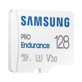 Samsung MB-MJ128KA/EU Tarjeta de Memoria microSDXC Pro Endurance 128GB U3 V30 100/40MB/s para Vigilancia 4K Ultra Resistente con Adaptador Samsung MB-MJ128KA/EU Tarjeta de Memoria microSDXC Pro Endurance 128GB U3 V30 100/40MB/s para Vigilancia 4K Ultra Resistente con Adaptador