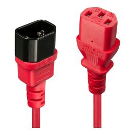 Lindy Cable de Extensión de Alimentación IEC de 2m, Rojo