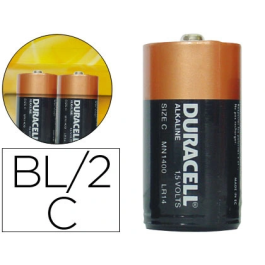 Duracell Pila Alcalina Plus C Blister de 2 Unidades Precio: 5.59000035. SKU: S0594562