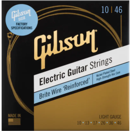 Gibson Eléctrica Nickel Brite Wire "Reinforced" Light 10-46 Precio: 11.49999972. SKU: B1KG2L5XFV