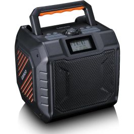 Lenco ODR-160GY Radio Portátil Digital DAB+ FM Bluetooth USB SD IPX5 Gris 35W