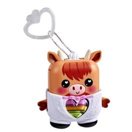 Hasbro HASG2213ES0 Nano-mals Cowbert, la Vaca de las Tierras Altas, Compañero Electrónico con más de 70 Reacciones, para Niños a partir de 5 años