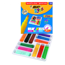 Estuche 144 Rotuladores de 12 Colores Diferentes BIC 887837 Precio: 52.5000003. SKU: B1EMYDES36