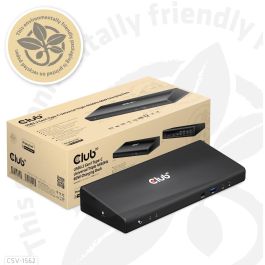 Club3D CSV-1562 Docking Station USB-C 4K 6xUSB 3.0, 2xDisplayPort, HDMI, LAN, Audio. Compatible con Windows y Mac. Precio: 273.50000018. SKU: B1JSADBJ9E