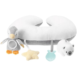 Nuby Cojín Interactivo Suave Tummy Time - Gris/Blanco - NUB0048526996193 Precio: 49.7431. SKU: B17MKCY448