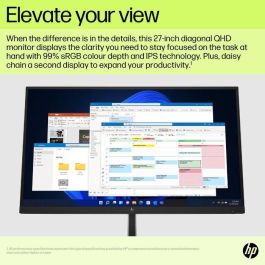 HP Monitor E27u G5 / 27" / QHD / HDMI-DisplayPort-USB(A)-USB(C) / Regulable Altura