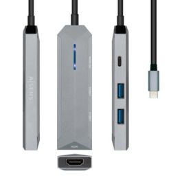 Aisens Dock Station 4 En 1 Usb-C A 1Xhdmi, 2Xusb, 1Xpd, Gris Precio: 15.88999951. SKU: S8423783