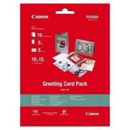 Canon Papel PACK 10 10X15 5 Tarj.FELICITACION 5 SOBRES (GCP-101) Precio: 2.78999985. SKU: B174BTWFHE