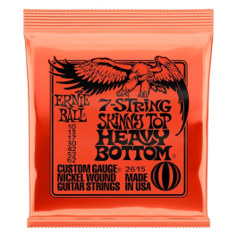 ERNIEBALL Skinny Top Heavy Bottom 7 St. 10 - 62 Juego Cuerdas Guitarra 7 Cuerdas Precio: 9.5000004. SKU: B1HDTNXF8E
