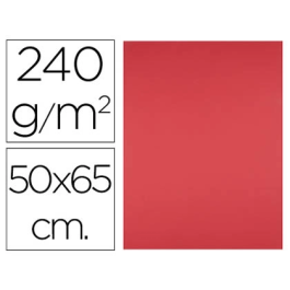 Liderpapel Cartulina 50x65 cm 240g/m2 Rojo para Dibujo y Manualidades Precio: 86.88999957. SKU: B1F2HGGAQX