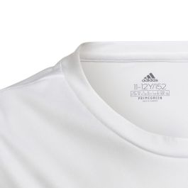 Camiseta de Manga Corta Infantil Adidas Blanco XL