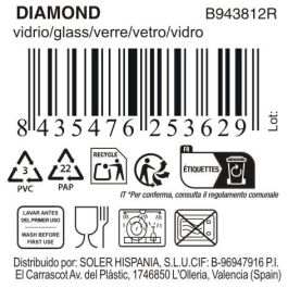 Bol Diamond Ø13 cm/375 ml - La Mediterranea (24 Unidades) Bol Diamond Ø13 cm/375 ml - La Mediterranea (24 Unidades)