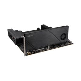 Asus PCIe 5.0 x16, 4 x M.2 slots, 1 x M.2 FAN Power Switch, 4 x M.2 access LEDs, 512Gbps Asus PCIe 5.0 x16, 4 x M.2 slots, 1 x M.2 FAN Power Switch, 4 x M.2 access LEDs, 512Gbps