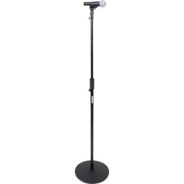 Soporte De Micrófono Recto De Suelo Con Base Redonda De 25Cm