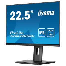 iiyama ProLite XUB2395WSU-B5 57,2cm/22,5" 1920x1200 IPS 4ms 75Hz VGA HDMI DisplayPort USB VESA Speaker HAS Pivot Black