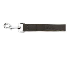 Gloria Correa Oasis para Perro de Cuero Reforzado y Robusto con Mosquetón Seguro para Paseos Largos 100 cm x 15 mm Negro