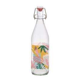 Botella de Vidrio Decorada Designs 1L - Inde (12 Unidades) Botella de Vidrio Decorada Designs 1L - Inde (12 Unidades)