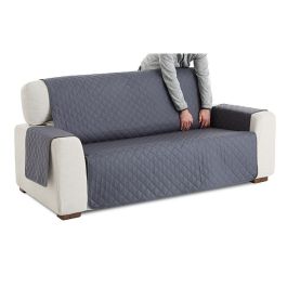 Cubre sofa reversible gris/gris claro 3 plazas belmarti