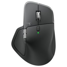 Logitech MX Master 4 Ratón Inalámbrico Ergonómico Grafito con Respuesta Háptica Avanzada y Desplazamiento Ultrarrápido USB-C Bluetooth 8000 DPI