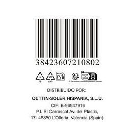 Quttin Cuchillo Filetero Sybarite 18 cm (8 Unidades)