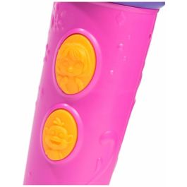 Spinmaster SPI6071801 Micrófono Dora la Exploradora Funcional 18cm con 4 Canciones y 9 Sonidos para Niños 3+ Años
