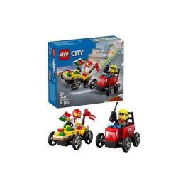 Juego de construccion coches de carreras: pizza vs camión de bomberos lego city Juego de construccion coches de carreras: pizza vs camión de bomberos lego city
