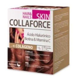 DIETMED Collaforce Skin Hair & Nails 20 Ampollas | Colágeno, Ácido Hialurónico, Biotina, Vitamina C y Zinc para Piel, Cabello y Uñas Precio: 30.5000003. SKU: B13E47B7BW