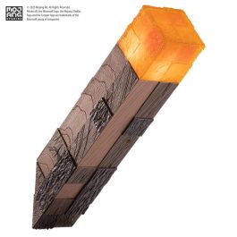 The Noble Collection Minecraft Antorcha LED con Base de Bisagra, Réplica Coleccionable The Noble Collection Minecraft Antorcha LED con Base de Bisagra, Réplica Coleccionable