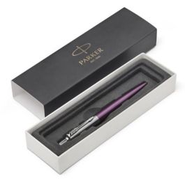 Parker Jotter Core Bolígrafo Victoria Violeta Ct con Clip de Acero Inoxidable