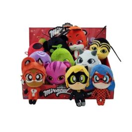 Bandai Peluche de Plagg Miraculous: Las aventuras de Ladybug y Cat Noir, Kwami de la Destrucción, 15 cm