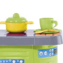 Molto Cocina de Juguete Mi Primera Cocina Roja 68 cm con 12 Accesorios de Plástico para Niños a partir de 2 años