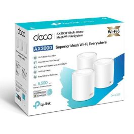 TP-Link Deco X50 (Pack de 3) Sistema Wi-Fi Mesh Doble Banda, Color Blanco