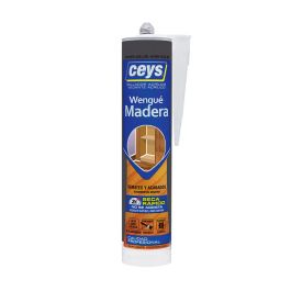 Ceys Sellador acrílico madera wengue para juntas interiores, mármol, azulejos, metal, cemento, yeso