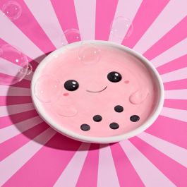 The Concept Factory Plato Relieve Kawaii 17,6X15 Modelos Surtidos: Malvavisco, Tostada, Bubble Tea