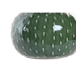 DKD Home Decor Figura Shabby Verde Cerámica 16.5 x 18.5 x 16.5 cm (4 Unidades)