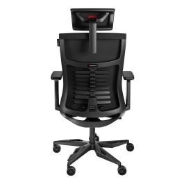 Genesis Astat 700 gr2 Silla Gaming Ergonómica con Soporte Lumbar ExoBase, Malla PureFlow Transpirable, Ajuste de Profundidad y Reposabrazos 3D - Negro