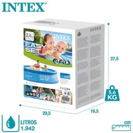 Piscina hinchable redonda easy set (capacidad 1942 litros) (+ 6 años) 244x61 cm Piscina hinchable redonda easy set (capacidad 1942 litros) (+ 6 años) 244x61 cm
