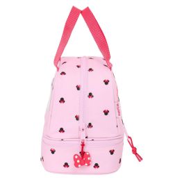 Portameriendas Minnie Mouse Naive Rosa 20 x 20 x 15 cm