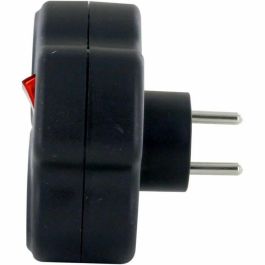 Chacon 5411478400042 Dominó 3x16A Triángulo con Interruptor Negro